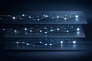 percorso dati mostrato su tre livelli paralleli, per rappresentare come la stessa attribuzione in GA4 e BigQuery possa cambiare in base al modello e al livello di analisi