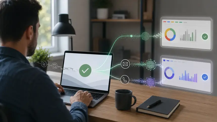 Flussi di email e telefono collegano una conversione alle piattaforme Google Ads e Meta