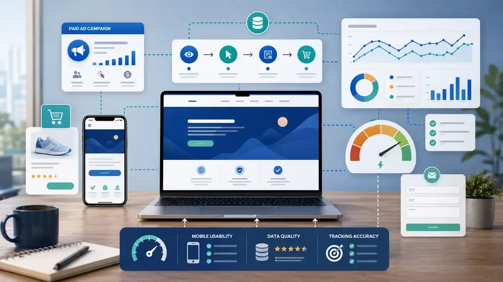 Le campagne Google Ads non lavorano isolate dal sito. Landing lente, esperienza mobile debole e tracking impreciso possono alterare risultati e decisioni. Per migliorare lead generation ed ecommerce serve una base tecnica e misurativa affidabile.