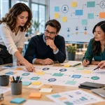 Team di lavoro che progetta processi e workflow CRM prima della scelta della piattaforma